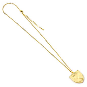 West Ham United přívěšek na krk Gold Finish Crest Necklace
