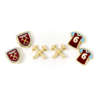 West Ham United sada náušnic three unique designs
