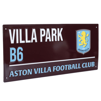 Aston Villa cedule na zeď Colour Street