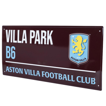 Aston Villa cedule na zeď Colour Street
