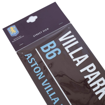 Aston Villa cedule na zeď Colour Street