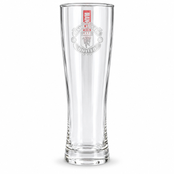 Manchester United sklenice Mono Crest Tall Beer Glass