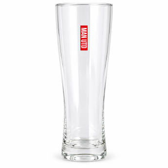 Manchester United sklenice Mono Crest Tall Beer Glass