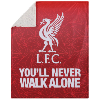 FC Liverpool fleecová deka Slogan Sherpa