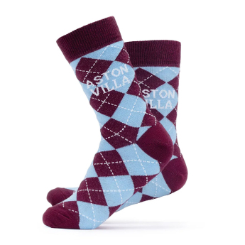 Aston Villa ponožky Twin Pack Dress 7-11 UK (40-46) EU
