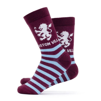 Aston Villa ponožky Twin Pack Dress 7-11 UK (40-46) EU