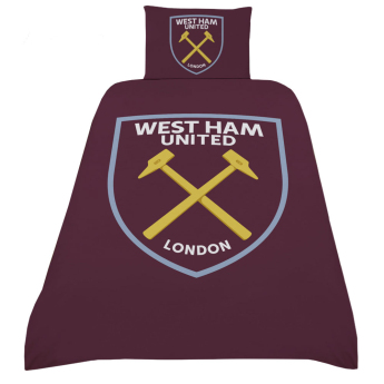 West Ham United povlečení na jednu postel Crest Single