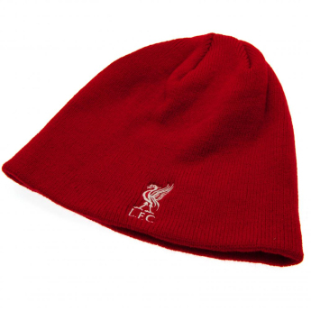FC Liverpool zimní čepice basic red