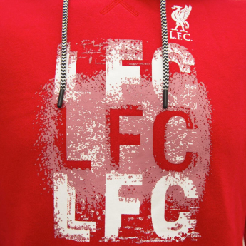 FC Liverpool pánská mikina s kapucí 3LFC red