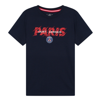 Paris Saint Germain dětské tričko Paris Slogan blue