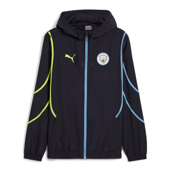 Manchester City pánská fotbalová bunda Pre-Match navy
