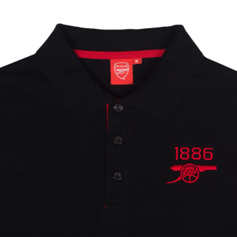 FC Arsenal pánské polo tričko Contrast black
