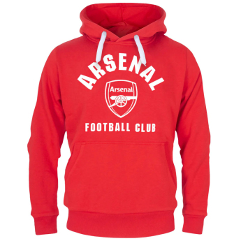 FC Arsenal pánská mikina s kapucí Round red