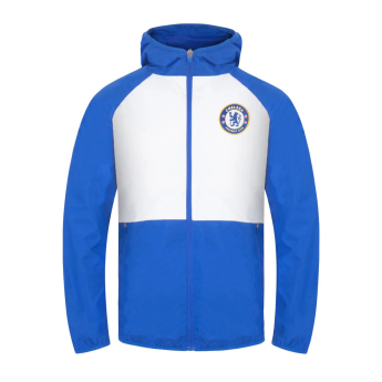 FC Chelsea pánská bunda s kapucí Shower blue white