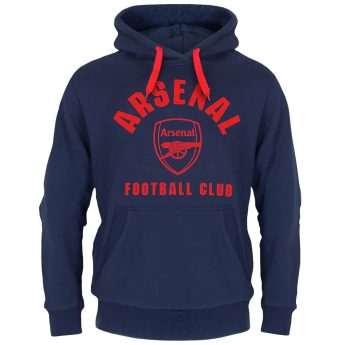 FC Arsenal pánská mikina s kapucí Round navy