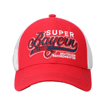 Bayern Mnichov čepice baseballová kšiltovka Trucker Super red