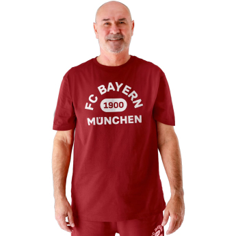 Bayern Mnichov pánské tričko 1900 bordeaux