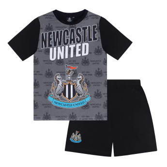 Newcastle United dětské pyžamo Text black