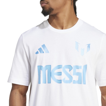 Lionel Messi pánské tričko MESSI Name and number white