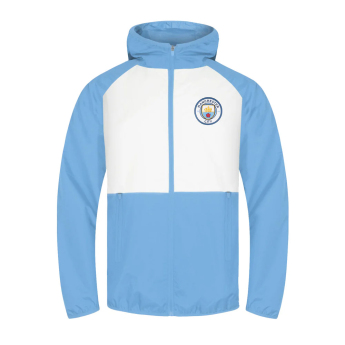 Manchester City pánská bunda s kapucí Shower white
