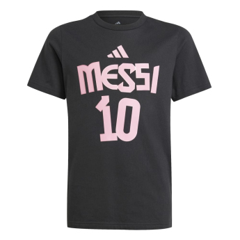 Lionel Messi dětské tričko MESSI Name and number black
