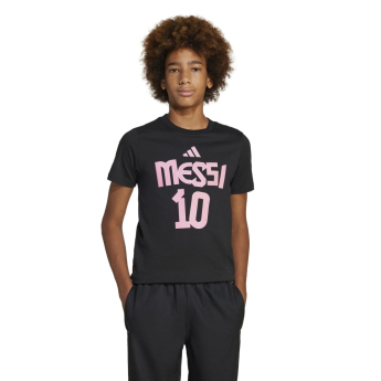 Lionel Messi dětské tričko MESSI Name and number black
