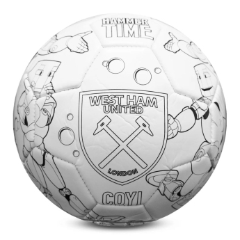 West Ham United fotbalový míč Colour - size 2