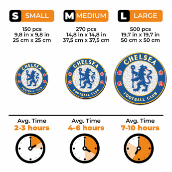 FC Chelsea dřevěné puzzle Crest 150 ks
