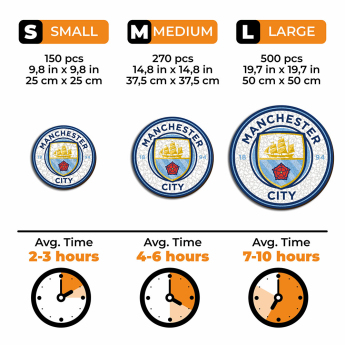 Manchester City dřevěné puzzle Crest 150 pcs