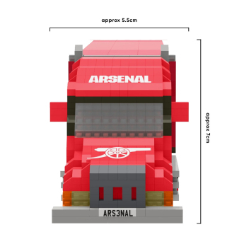 FC Arsenal stavebnice Truck 1480 pcs