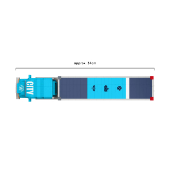Manchester City stavebnice Truck 1418 pcs