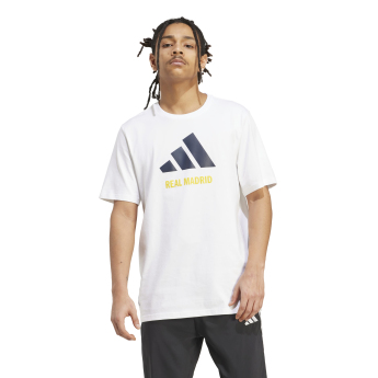 Real Madrid pánské tričko Seasonal Graphic white