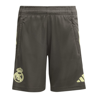 Real Madrid dětské tréninkové trenýrky grey