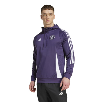 Manchester United pánská mikina s kapucí Track purple