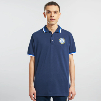 FC Chelsea pánské polo tričko Tipped navy
