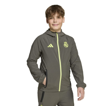 Real Madrid dětská bunda s kapucí Vis Tech utigrey