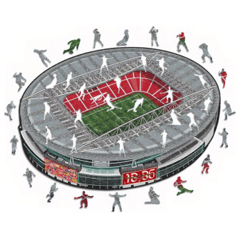 FC Arsenal dřevěné puzzle Emirates Stadium 500 pcs
