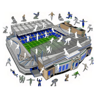 FC Chelsea dřevěné puzzle Stamford Bridge 150 pcs