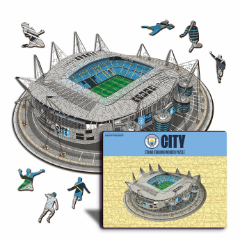 Manchester City dřevěné puzzle Etihad Stadium 500 pcs