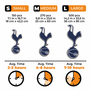 Tottenham Hotspur dřevěné puzzle Crest 150 pcs