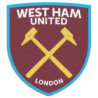 West Ham United dřevěné puzzle Crest 150 pcs