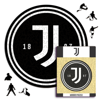 Juventus Turín dřevěné puzzle Crest 500 pcs