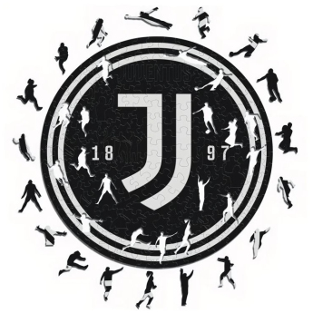 Juventus Turín dřevěné puzzle Crest 500 pcs