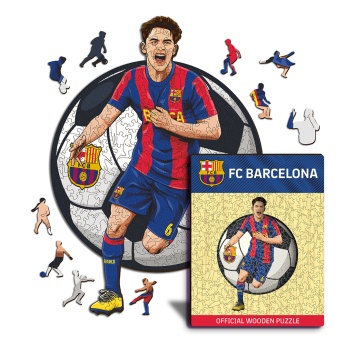 FC Barcelona dřevěné puzzle Gavi 270 pcs