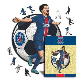 Paris Saint Germain dřevěné puzzle Vitinha 150 pcs
