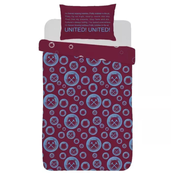 West Ham United povlečení na jednu postel Bobbles