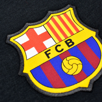 FC Barcelona dětská zimní bunda s kapucí Race black