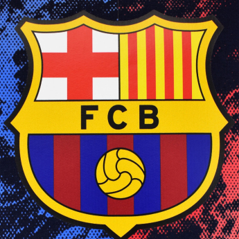 FC Barcelona dětská mikina s kapucí Marble