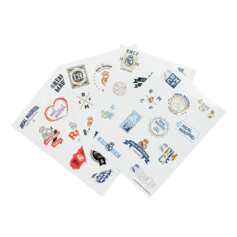 Real Madrid samolepky Reusable