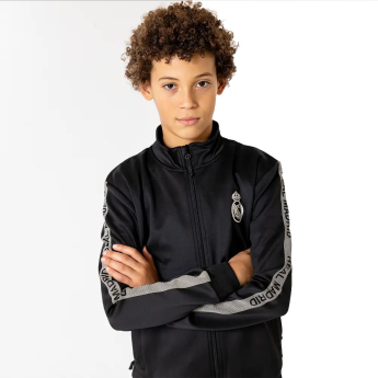 Real Madrid dětská tepláková souprava black